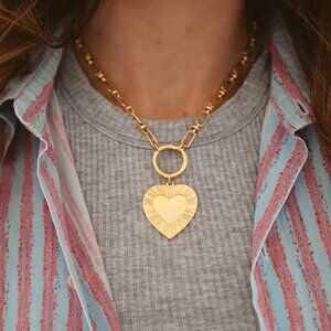 Brinker and Eliza The Best is Yet to Come Heart Necklace
